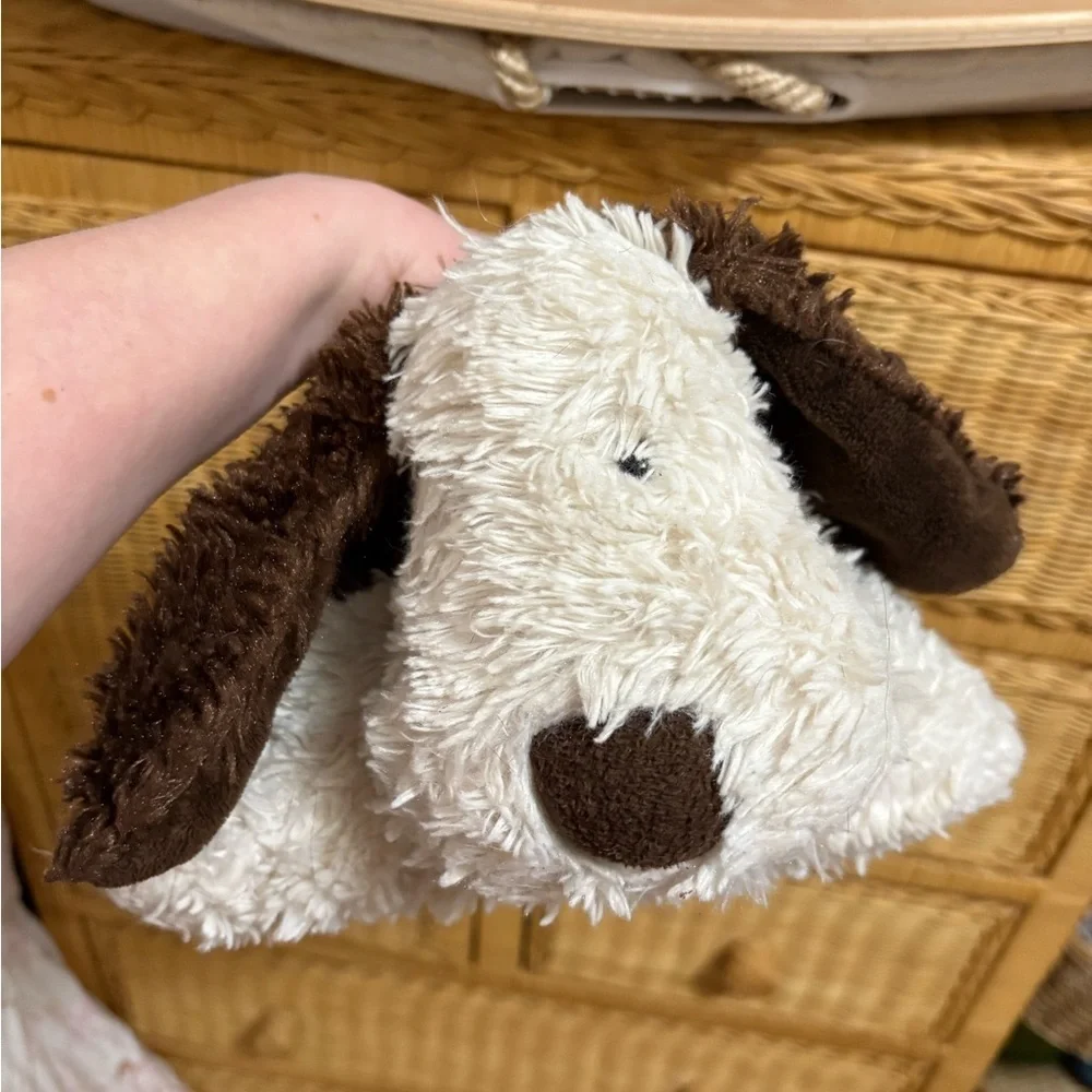 Jellycat RETIRED RARE Truffle Puppy with Brown Ears 🐶